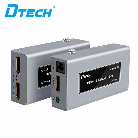 DTECH DT-7053 HDMI Single Cat5e/6 Extender 60m DTECH DT-7053 HDMI Single Cat5e/6 Extender 60m